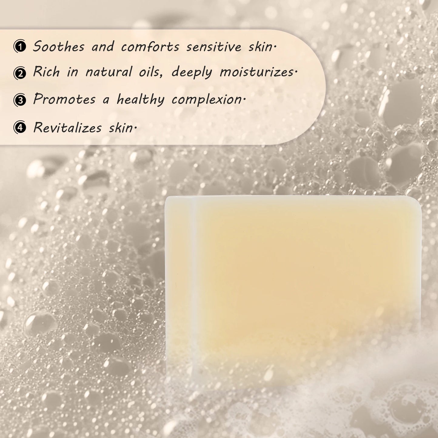 Happy Tallow Soap | 120g Handmade Beef Tallow Soap Bar for Face & Body